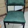 Recently re-upholstered Chair metal frame thumb 0
