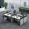 Modern Luxury New Design MDF 4-Way Workstation thumb 10