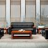 Executive 5 Seater Leather Meeting Sofa thumb 2