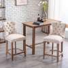 Wooden high bar stools/cocktail chairs(pairs( thumb 5
