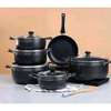 Non-Stick Black Coated Cooking Pot/Sufuria Set thumb 1