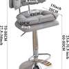 Office Barstool: Cotton Bar Stool with Backrest thumb 3
