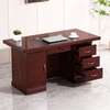 Modern Writing Desk with Cabinet and Drawers thumb 0