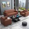 Leather 5 Seater Office Sofa Set thumb 1