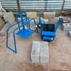 Blue Cement Block Making Machine Compact Mechanical Press thumb 0