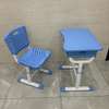 Adjustable Plastic Kids Desk and Chair Set thumb 0