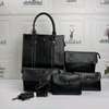 *Quality Original Designer Ladies Business Casual Rubber 5 in 1 Legit  Handbags Backpack Clutch Wallet Set*. thumb 1