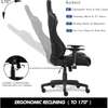 High-back Ergonomic Leather Gaming Seat thumb 5