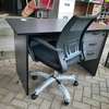 1.2 mtrs office desk plus low Secretariat office chair thumb 2