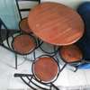 Wooden Heavy Duty Garden Table and 4 chair Set thumb 0