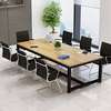 2.4 Meter 8-Person Metal Framed Meeting Conference Table thumb 0