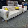 Modern Turkish luxurious 3 seater with a golden belt lining thumb 3