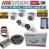 Hikvision 4 CCTV Cameras Full System Kit-500GB Hard Disk thumb 0