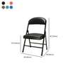 Office Foldable Black Upholstered Seating Chair thumb 3