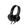 Wired Extra Bass Headphones Black Electronics thumb 1