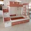 Drawered stairs design double decker bunk bed thumb 1
