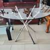 Round Clear Glass Coffee Table thumb 6