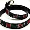 Mens Kenya Beaded leather belt with kenya scarf thumb 1
