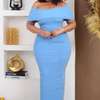 Elegant Off-Shoulder Maxi Dress Bodycon thumb 6