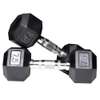 Pair Rubber Coated Hexagon Dumbbell thumb 2