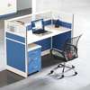 Office Desk:  One-Seater Modern Workstation thumb 4