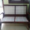 Lamu Office wooden- rattan-webbing waiting benches thumb 0