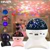 Bluetooth speaker with moon and stars projector light -black thumb 2