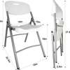 Foldable Stackable Patio Conference Chair thumb 5