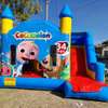 Boys' bouncing castles available for hire thumb 0