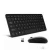 Wireless Mini Wireless Mouse & Keyboard Combo -Black thumb 1