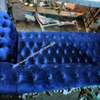 Blue chesterfield L shaped six seater sofa/modern sofas/tufted L shaped sofas thumb 6