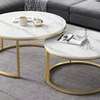 2 Piece Round Marble Top Coffee Tables thumb 3