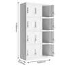 Durable 12-Locker Steel Office Cabinet for Secure Storage thumb 1