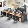 Cubic MDF 6 Way Office Workstation thumb 7