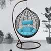 Luxury Wicker Hanging Egg Chair – Modern Rattan Swing thumb 4