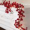 Christmas garland artificial berry plant thumb 2
