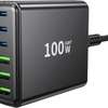 100W GaN Compact 6 Port USB C Charging Station thumb 1