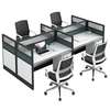 Modern Luxury New Design MDF 4-Way Workstation thumb 0