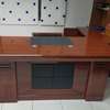 Office Desk; 1.4M Mahogany L-Shaped Office Desk thumb 4