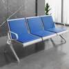 Blue PU Leather Airport Reception Waiting Chair thumb 3