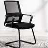 Office Chair: Cantilever Mesh Visitor Waiting Seat thumb 0