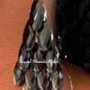 Womens Black Crystal Chandelier Earrings thumb 0