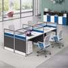 Office Workstation: Team-friendly 4 Way Modular Desk System thumb 4