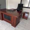 1.4 M L Shaped Mahogany Executive Desk thumb 6
