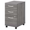 Gray 3-Drawer Mobile Pedestal thumb 0