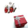 Womens Red Crystal Stud earrings and box thumb 2