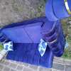 Affordable blue 3seater sofa set on sell thumb 0