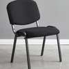 Stackable Black Conference Chair –Heavy-Duty Metal Frame thumb 0