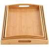 High Quality Multifunctional Bamboo Serving Trays thumb 0