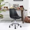 Black Modern Swivel Leather Pad Eames Chair thumb 6
